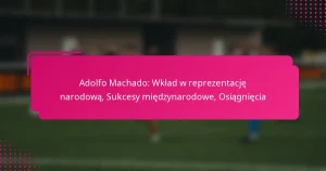 Adolfo Machado: Wkład w reprezentację narodową, Sukcesy międzynarodowe, Osiągnięcia