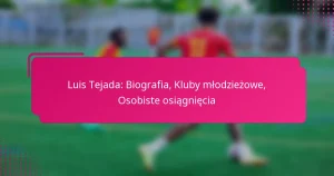 Luis Tejada: Biografia, Kluby młodzieżowe, Osobiste osiągnięcia